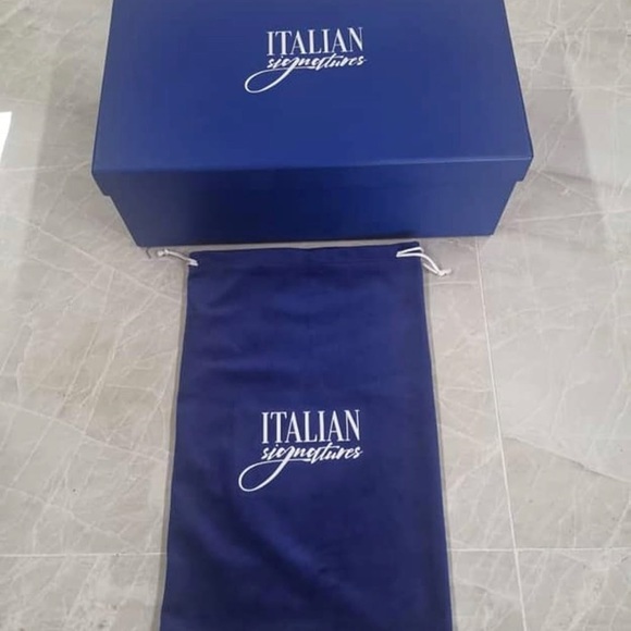 Italian Signatures Dino Mazario Men Oford Leather Shoes Black Color - Picture 3 of 4